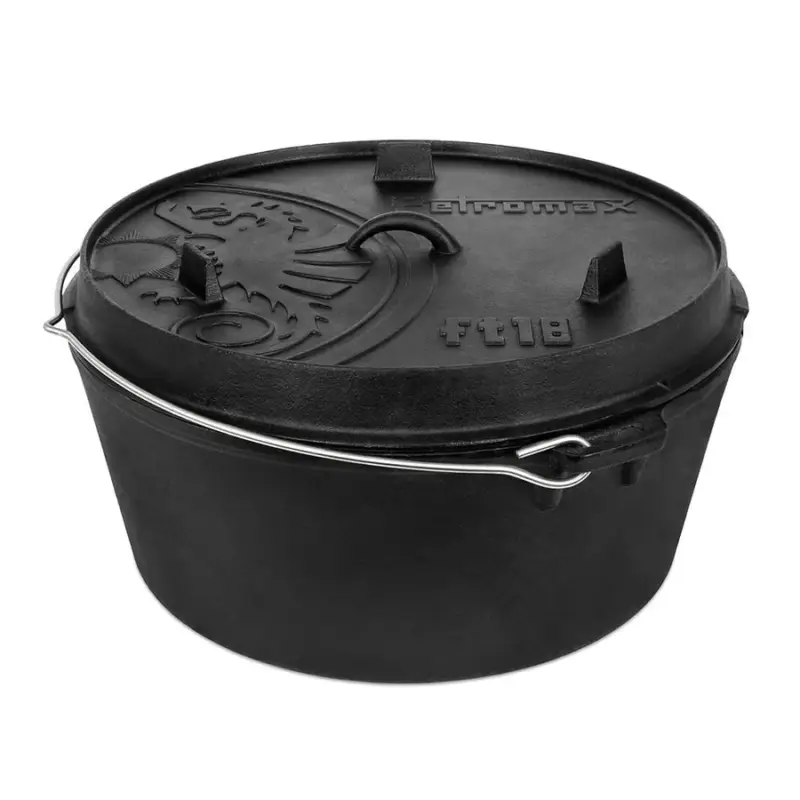 Oferta limitowana Kociołek żeliwny Petromax Dutch Oven FT18 z nóżkami