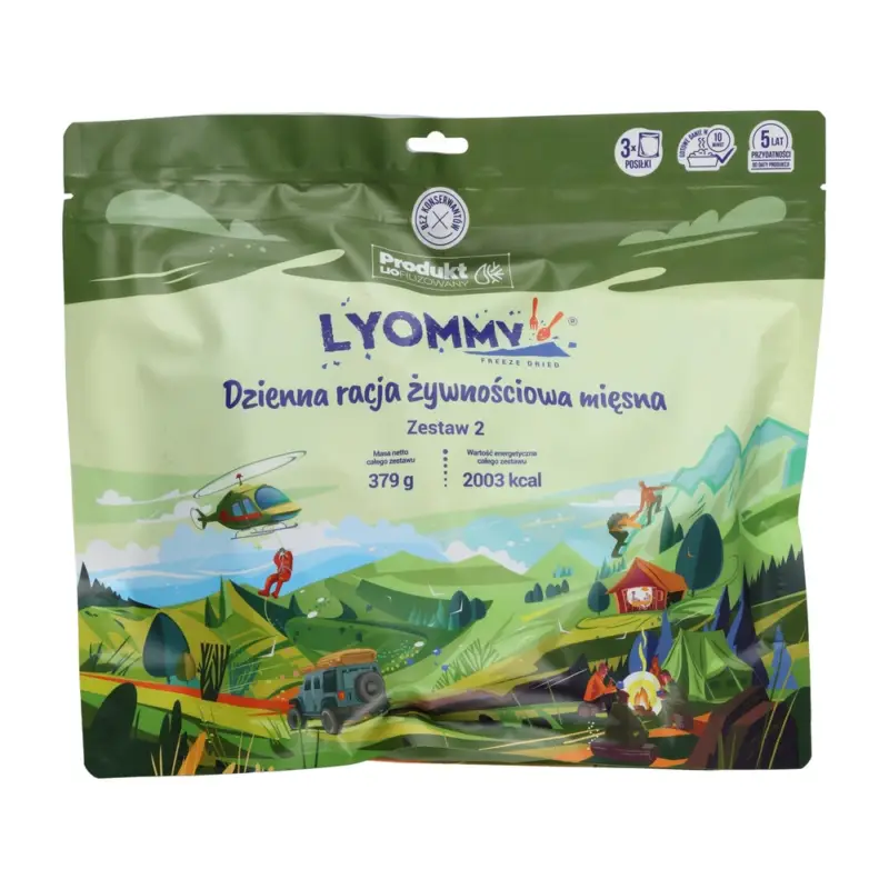 Lyommy - Racja żywnościowa 24H mięsna - zestaw 2 Oferta limitowana