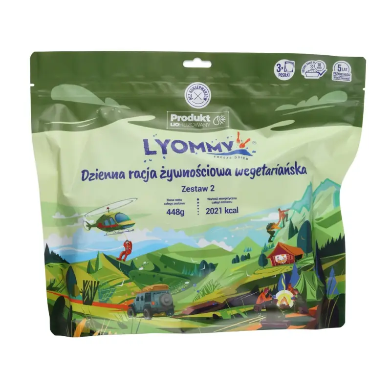 Lyommy - Racja żywnościowa 24H wegetariańska - zestaw 2 Obniżka ceny