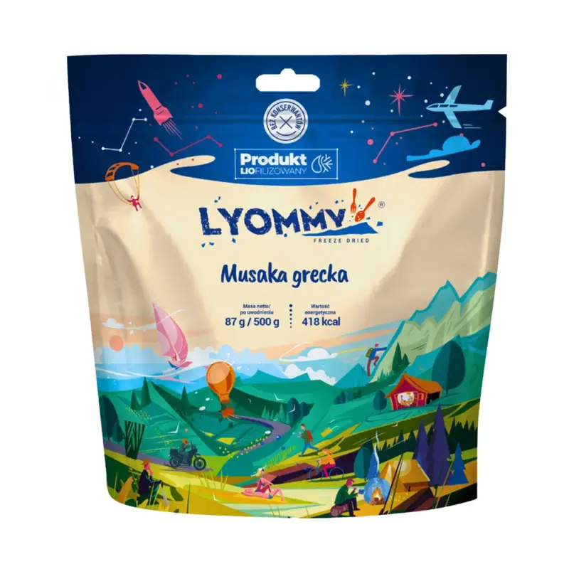 Niska cena Lyommy - Żywność liofilizowana Musaka grecka 500 g