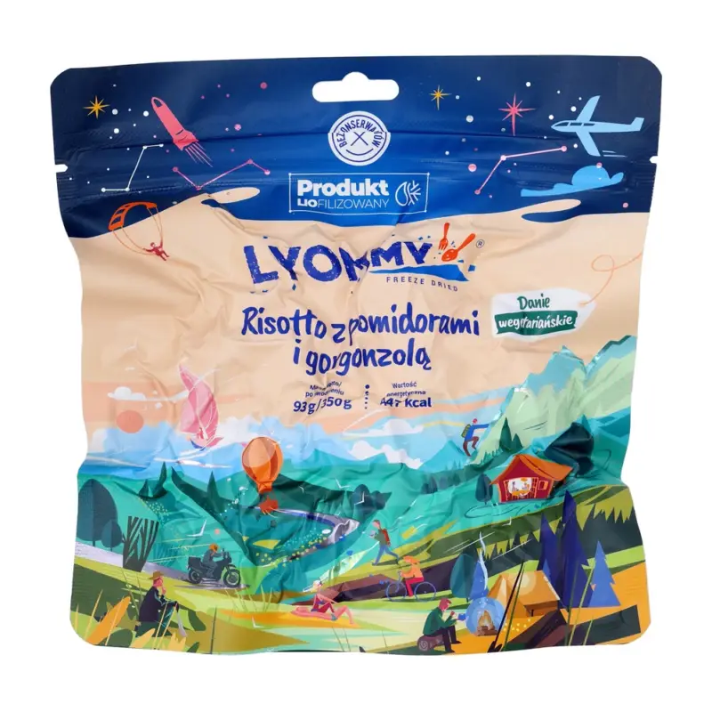 Lyommy - Żywność Lyommy Risotto z pomidorami i gorgonzolą 350 g Dodaj do koszyka