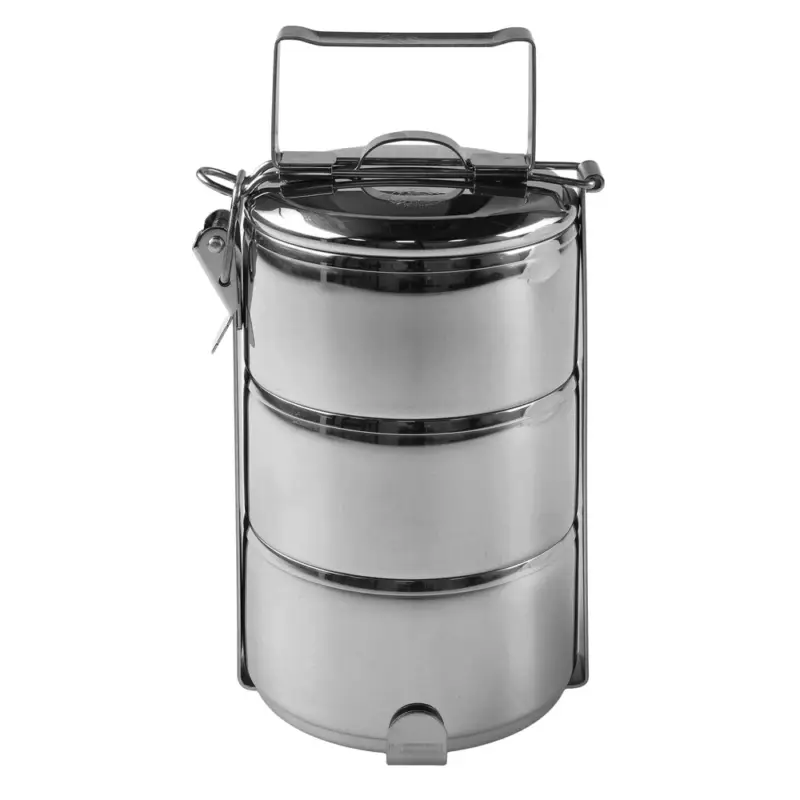 Menażka stalowa - Zestaw naczyń Zebra Food Carrier 10 cm x 3 Wyjątkowa oferta