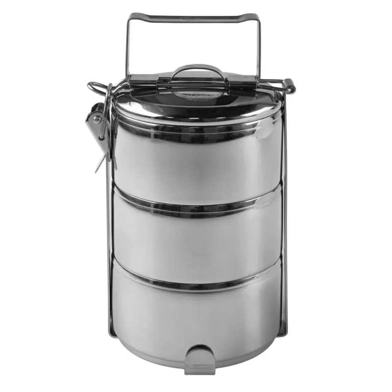 Super okazja Menażka stalowa - Zestaw naczyń Zebra Food Carrier 12 cm x 3