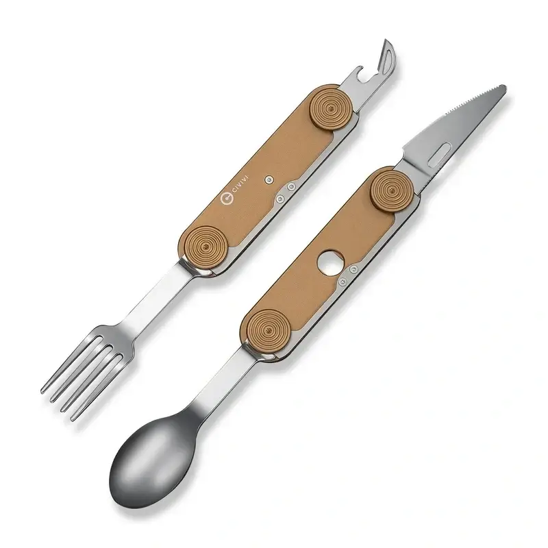 Niezbędnik Civivi Partake 4-in-1 Multi-Tool Coyote Brown Aluminium, Satin Stainless Steel (C24032C-2) Ostatnie sztuki