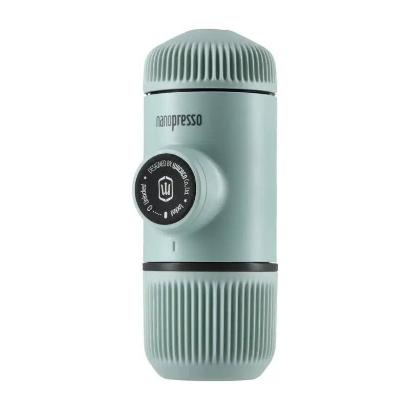 Wybór klientów Wacaco Nanopresso - Przenośny Podróżny ekspres do kawy - Arctic Blue z etui