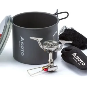 Zestaw do gotowania SOTO New River Pot Combo z palnikiem Amicus (z zapłonem) Okazja