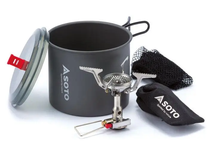 Zestaw do gotowania SOTO New River Pot Combo z palnikiem Amicus (z zapłonem) Okazja