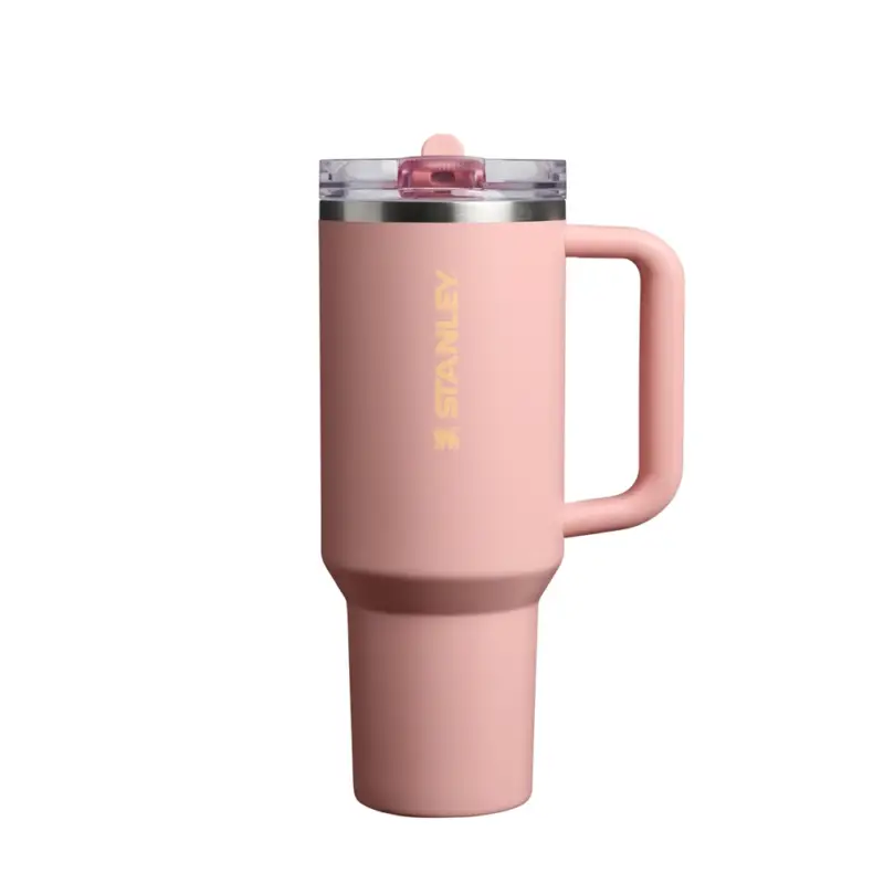 Bezpieczne zakupy Kubek termiczny Stanley Quencher® ProTour Flip Straw 1.18L Peach Rose