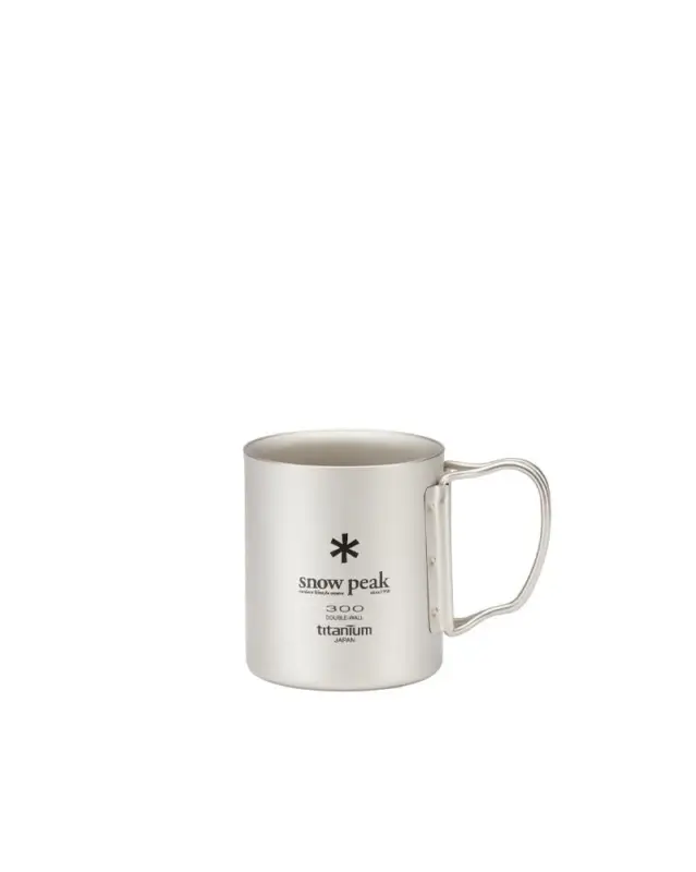 Kubek tytanowy - Snow Peak Titanium Double Mug 300 Nowy
