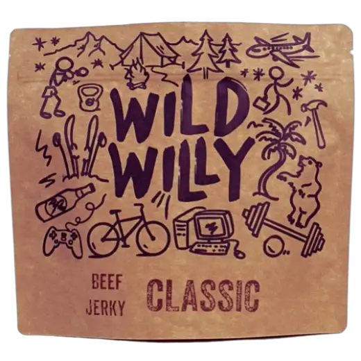 Suszona Wołowina Beef Jerky - Wild Willy - Classic - 100g Oferta limitowana
