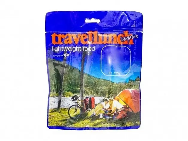 Oferta limitowana Travellunch - Pasta w sosie paprykowym z wołowiną, cebulką i boczkiem wędzonym - 125g