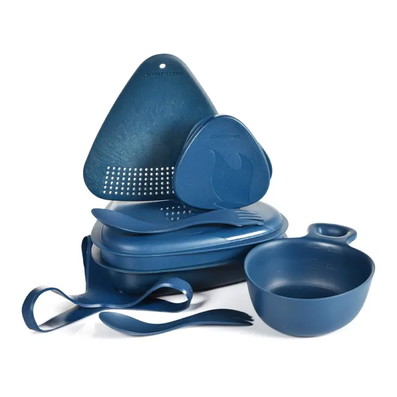 Bestseller Zestaw turystyczny Light My Fire - Outdoor MealKit - hazyblue