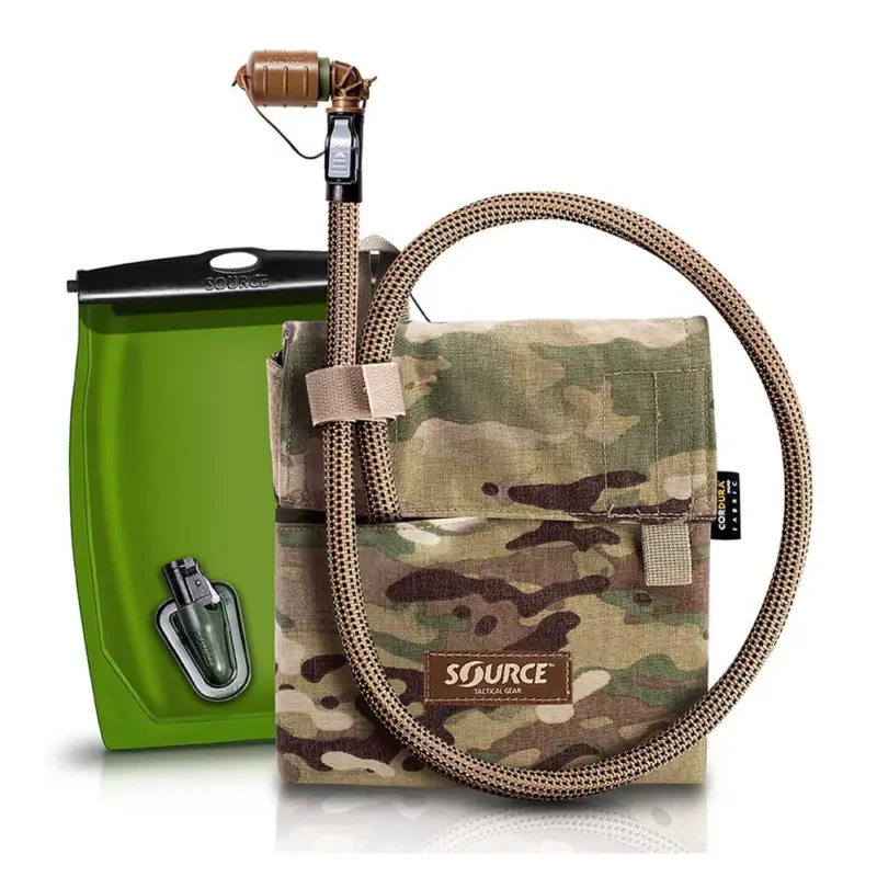Hit sprzedaży Source - Bukłak na wodę Kangaroo Canteen 1L z pokrowcem - Multicam