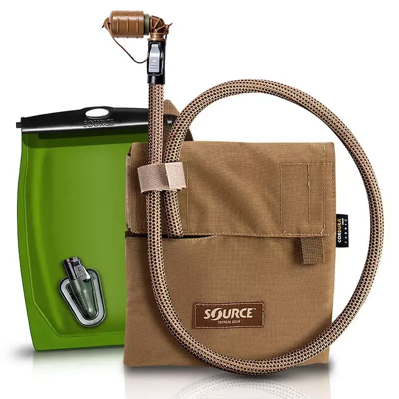 Oferta czasowa Source - Bukłak na wodę Kangaroo Canteen 1L z pokrowcem - Coyote