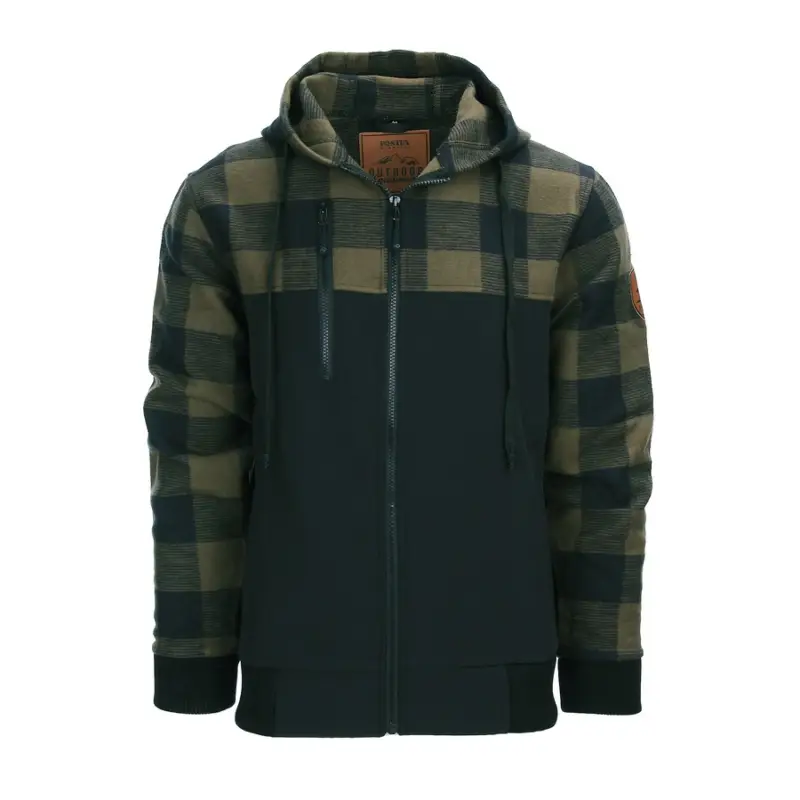 Bluza outdoorowa Lumbershell Jacket - Black/Olive Darmowy zwrot