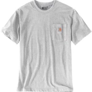 Carhartt- Koszulka Dearborn Relaxed Pocket T-Shirt - Heather Grey Niska cena