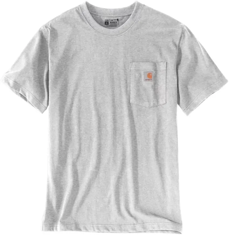 Carhartt- Koszulka Dearborn Relaxed Pocket T-Shirt - Heather Grey Niska cena