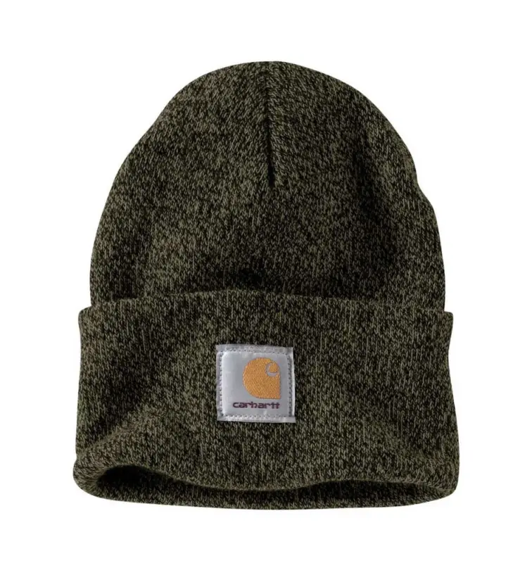 Carhartt - Czapka Acrylic Watch Hat Beanie - Basil Black Wysoka jakość