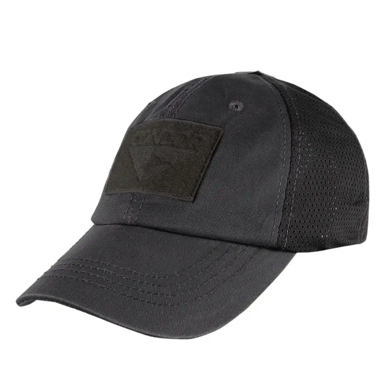 Taniej Czapka Condor Mesh Tactical Cap - Czarny - TCM-002