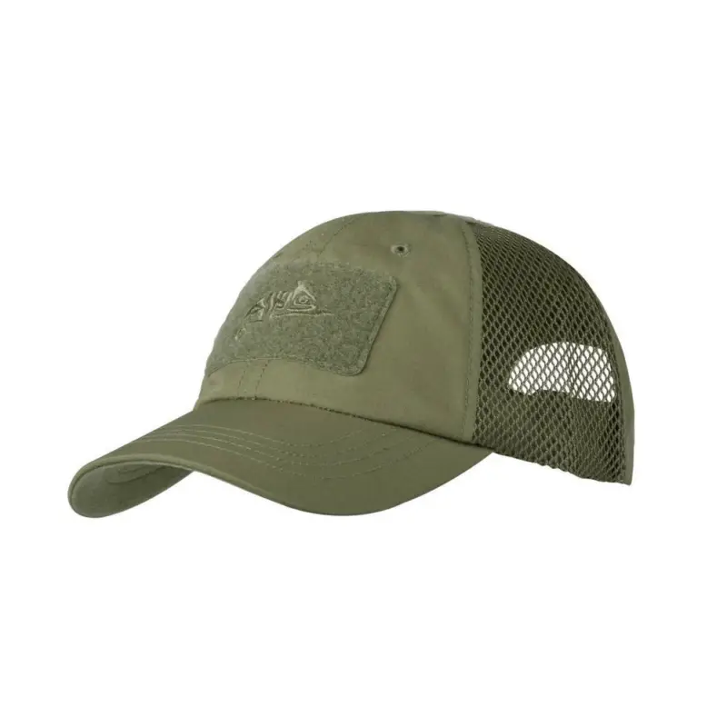 Helikon - Czapka Tactical Vent Cap - PolyCotton Ripstop - Olive Green - CZ-BBV-PR-02 Premium