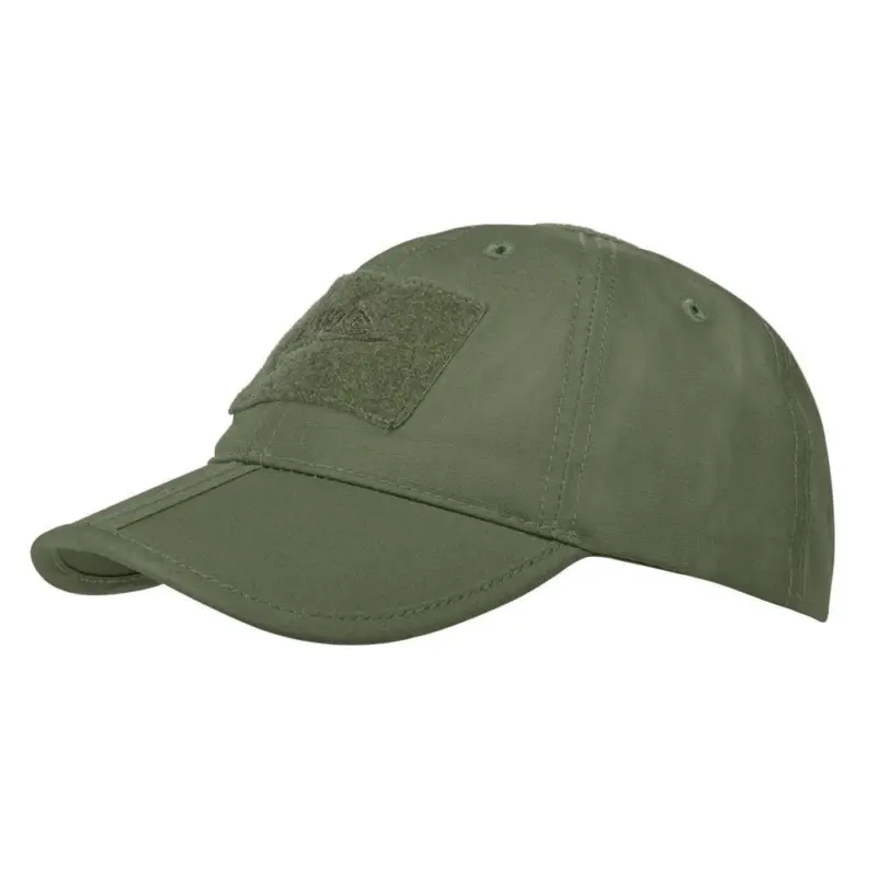 Helikon - Czapka z daszkiem Baseball Foldable Cap - PolyCotton Ripstop - Olive Green - CZ-BBF-PR-02 Hit sprzedaży