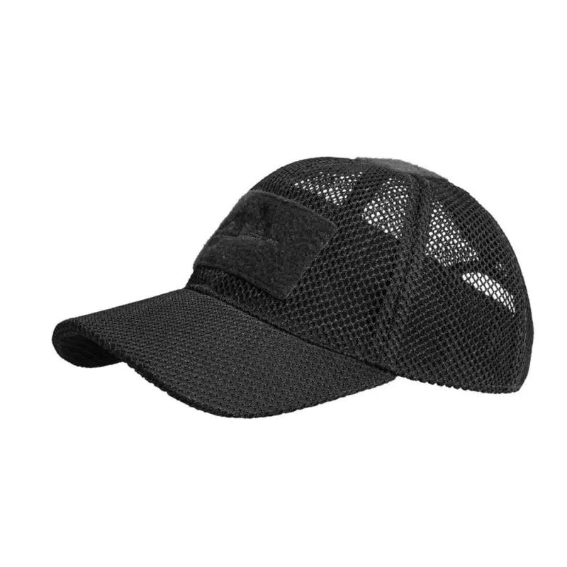 Bezpieczna płatność Helikon - Czapka z daszkiem Baseball Mesh - Czarna - CZ-BBM-PO-01