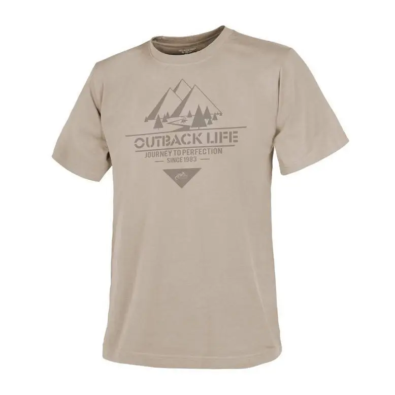 Helikon - Koszulka T-Shirt Outback Life - Beige Beżowy Kup teraz