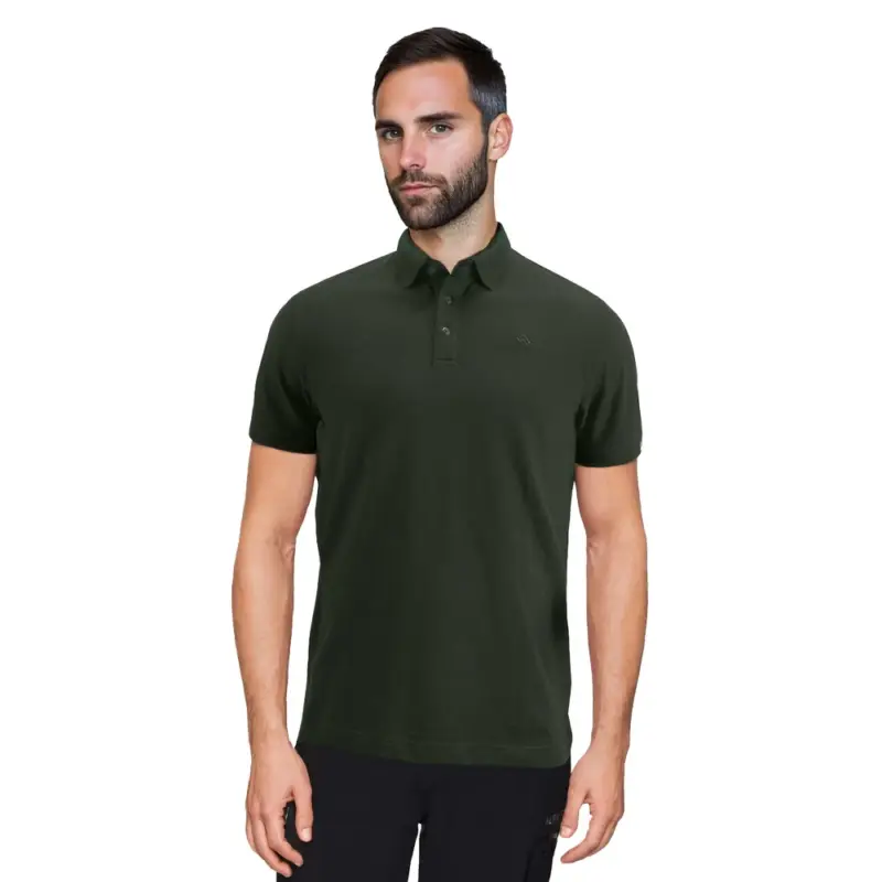 Alpinus - Koszulka polo Sherali - khaki Bezpieczna płatność