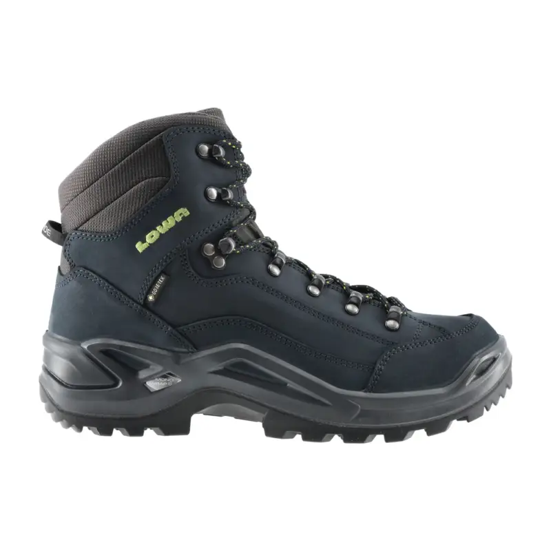 Super okazja Buty Lowa Renegade GTX Mid - ciemnoniebieski/limonkowy