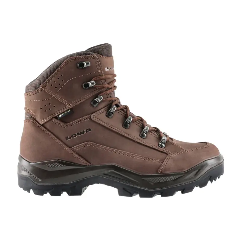 Buty wojskowe LOWA Renegade II N GTX MID TF - ciemnobrązowe Tani