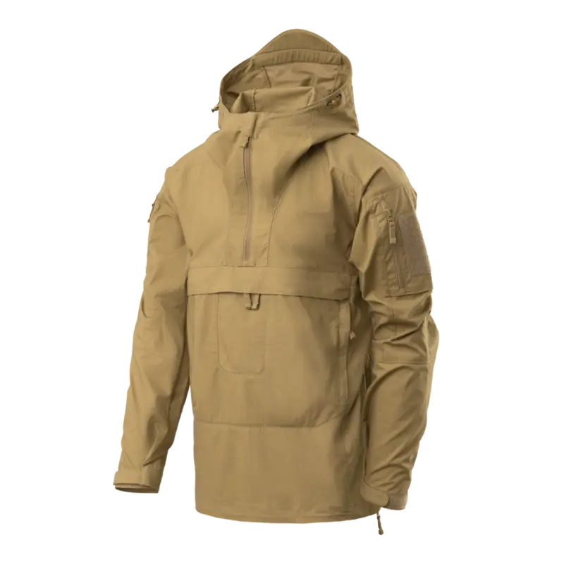 Wysoka jakość Helikon - Kurtka Anorak Tracer - Polycotton Stretch Ripstop - Coyot