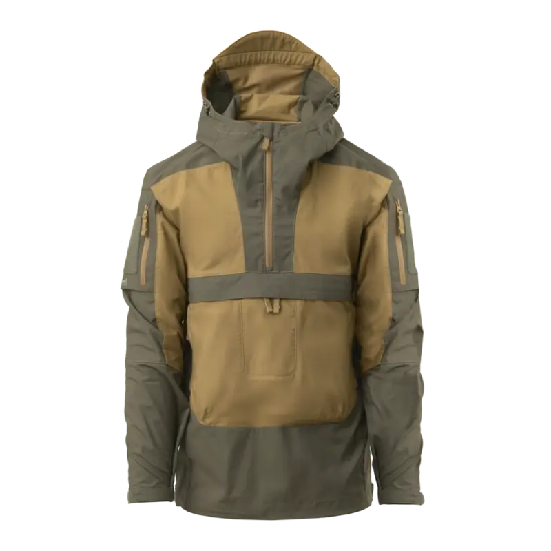 Ostatnie sztuki Helikon - Kurtka Anorak Tracer - Polycotton Stretch Ripstop - Coyote / Taiga Green