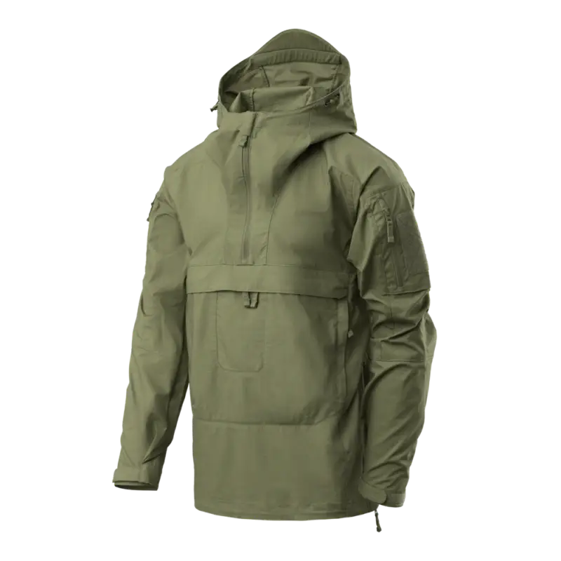 Helikon - Kurtka Anorak Tracer - Polycotton Stretch Ripstop - Olive Green Super okazja