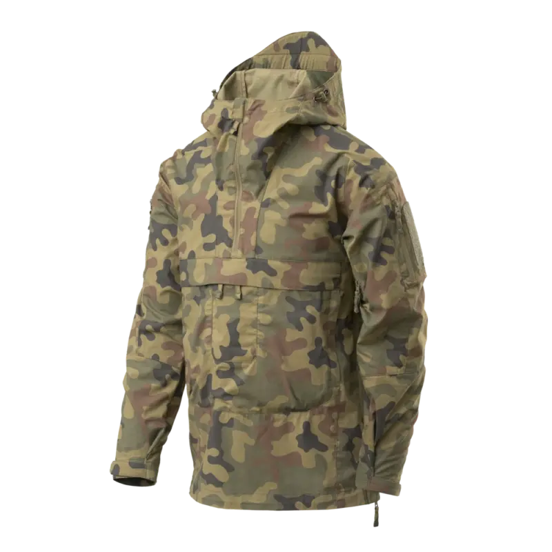Helikon - Kurtka Anorak Tracer - Polycotton Stretch Ripstop - PL Woodland Promocja