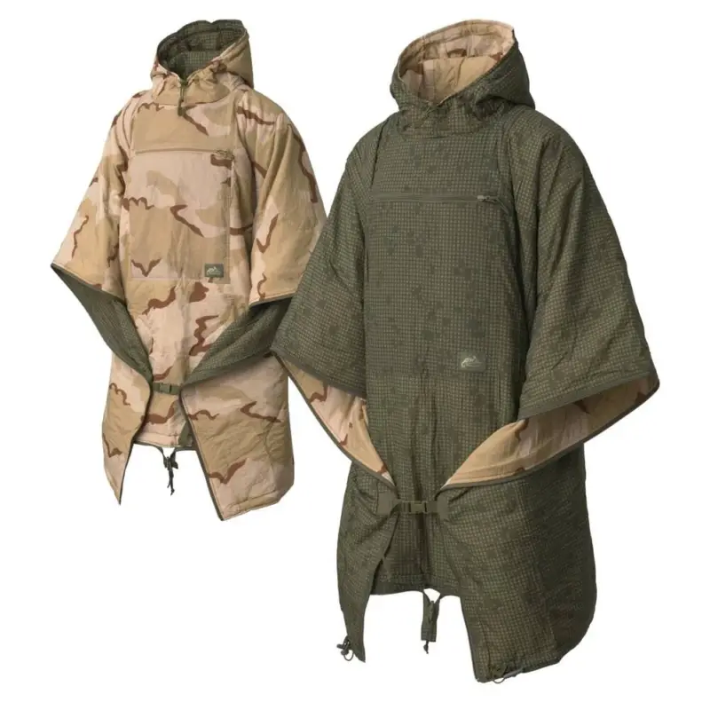 Najlepsza cena Helikon - Poncho dwustronne Swagman Roll - Desert Night Camo / US Desert - PO-RSR-NL-0L05A
