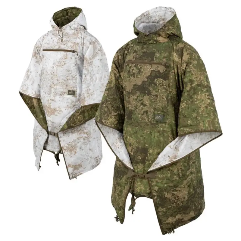Premium Helikon - Poncho dwustronne Swagman Roll - Pencott Wildwood / Pencott Snowdrift - PO-RSR-NL-4544A