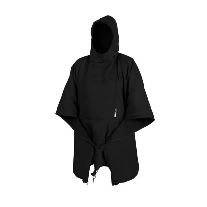 Helikon - Poncho Swagman Roll ocieplane - Czarne - PO-SMR-NL-01 Tani