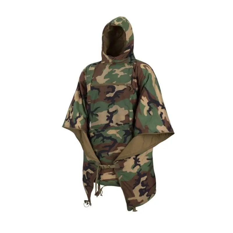 Helikon - Poncho Swagman Roll ocieplane - US Woodland - PO-SMR-NL-03 Nowy