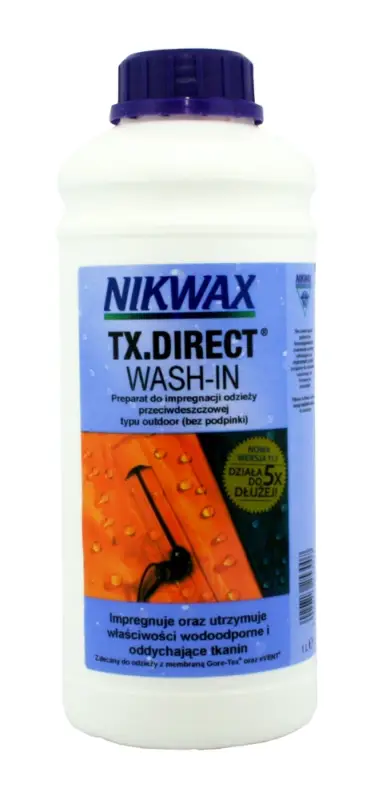 Wyjątkowa oferta Nikwax NI-03 TX Direct Wash-in impregnat 1000 ml