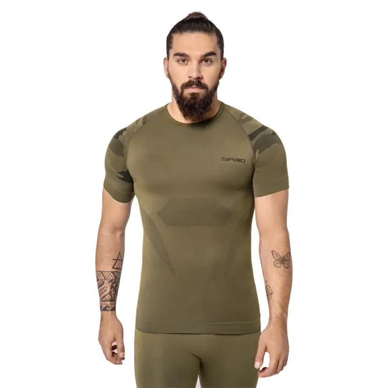 Spaio - Koszulka termoaktywna Tactical - Forest green Niska cena