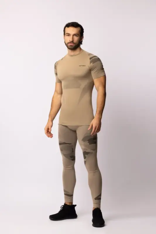 Tylko dziś Spaio - Koszulka termoaktywna Tactical - Sand
