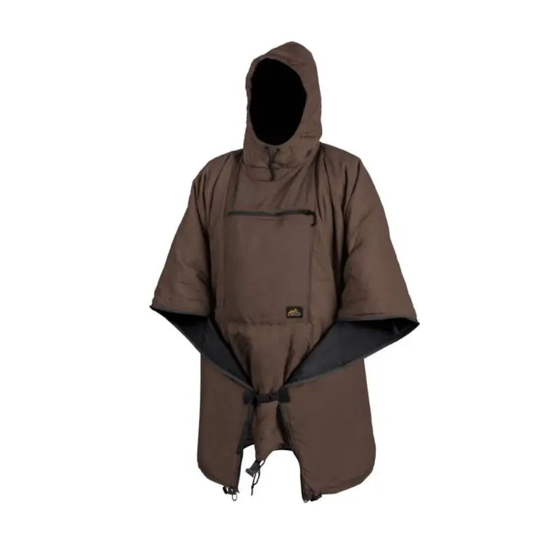 Helikon - Poncho Swagman Roll ocieplane - Earth Brown - PO-SMR-NL-0A Promocja