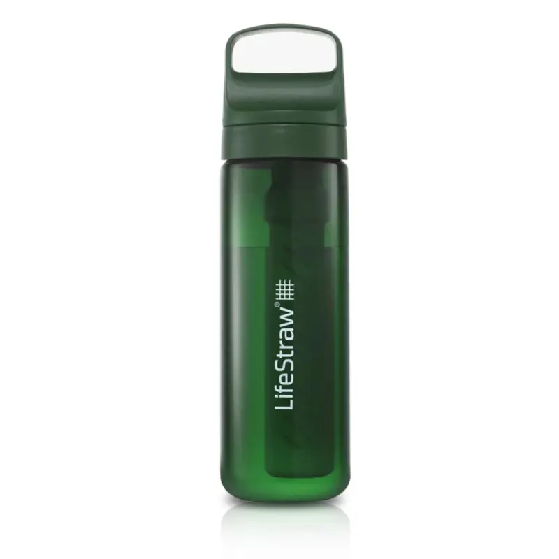 Dodaj do koszyka Butelka z filtrem dwustopniowym LifeStraw Go 2.0 - 0.65L Terrace Green