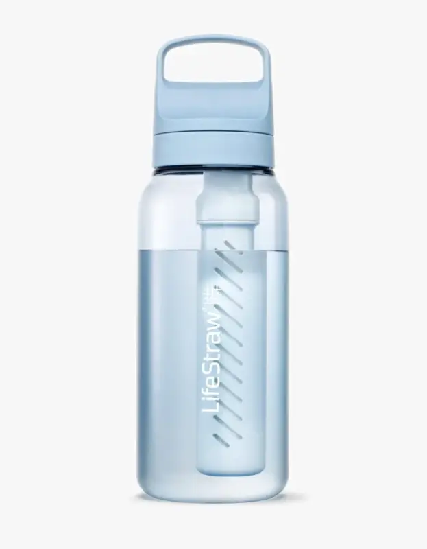Do wyczerpania zapasów Butelka z filtrem dwustopniowym LifeStraw Go 2.0 - 1L Icelandic Blue