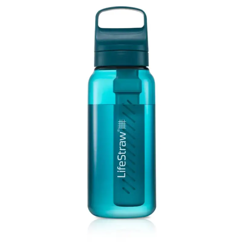 Butelka z filtrem dwustopniowym LifeStraw Go 2.0 - 1L Laguna Teal Bezpieczne zakupy