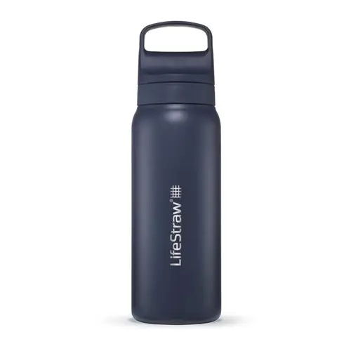 Butelka z filtrem dwustopniowym LifeStraw Go 2.0 Steel - 0.7L Aegean Sea Wyprzedaż