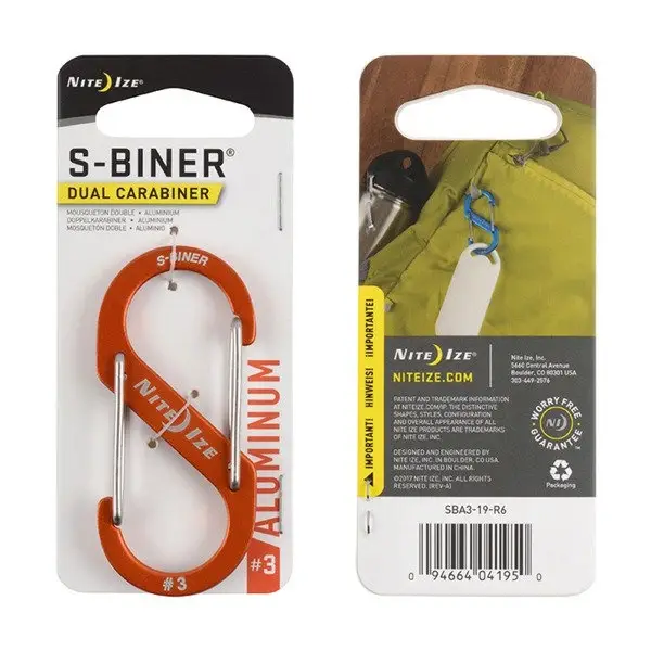 Karabinek Nite Ize - S-Biner Aluminum #3 - Pomarańczowy Oferta