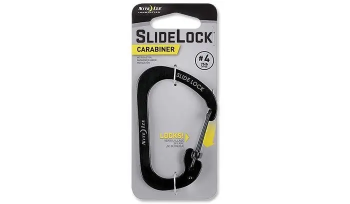 Hit cenowy Karabinek Nite Ize - SlideLock Carabiner #4 - Czarny