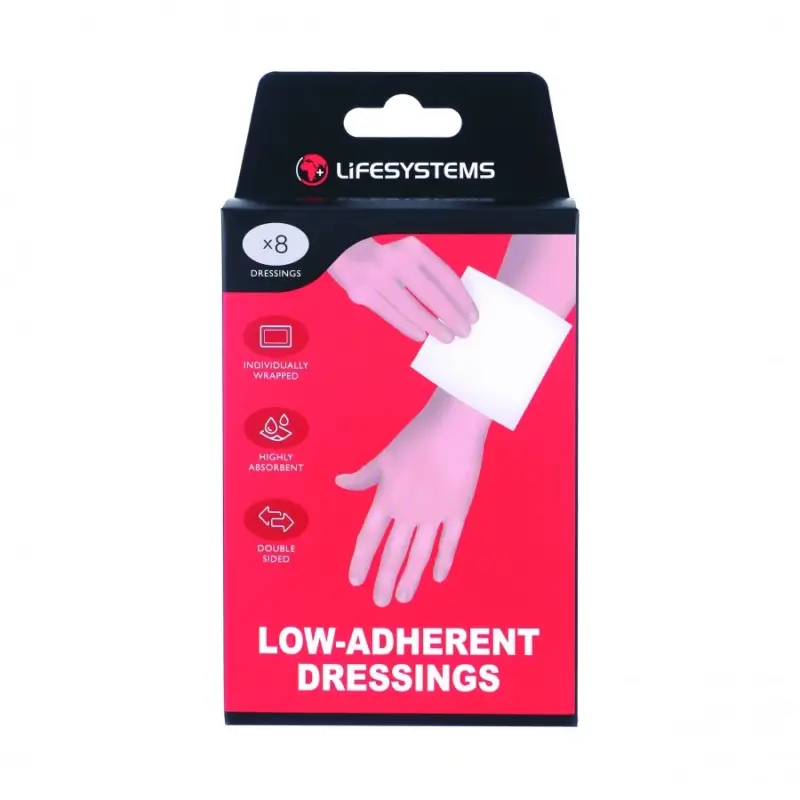 Łatwy zwrot Opatrunki nieprzywierające Lifesystems Low Adherent Dressings - 8 sztuk