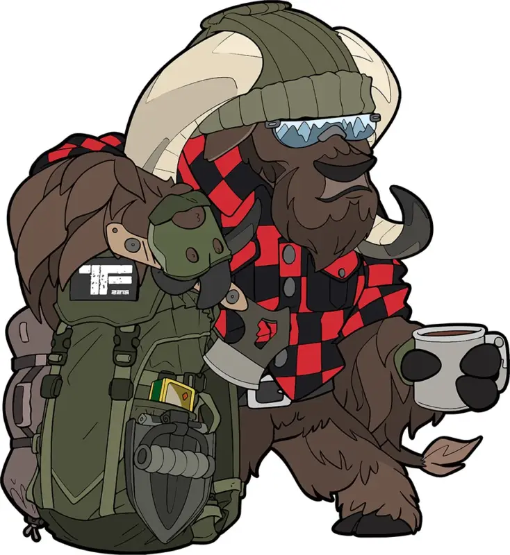 Task Force TF-2215 - Naszywka 3D Bushcraft Ox Tylko do końca tygodnia